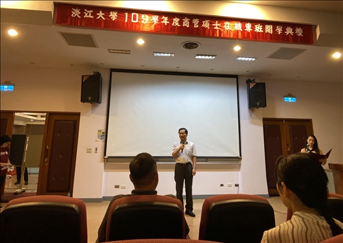 EMBA開學典禮 葛校長期許廣結善緣 及時學習