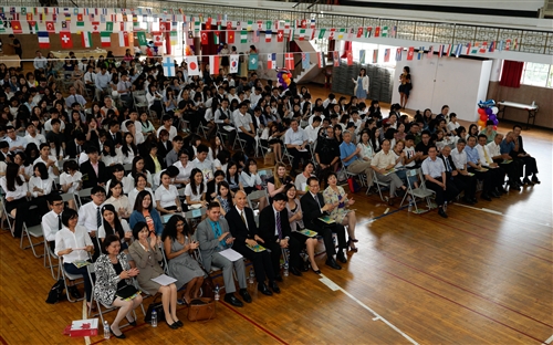 Flag Ceremony for Students Going Abroad for Study