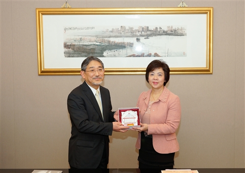 President of TUFS in Japan visits TKU for Academic Exchange