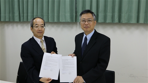 本校與日本電氣通信大學簽署聯合實驗室合作計畫。