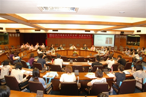 "2010 EU-Summer School On The New Century Of The European Union" was held at TKU (Tamsui Campus) from July 26th to 29th, 2010.