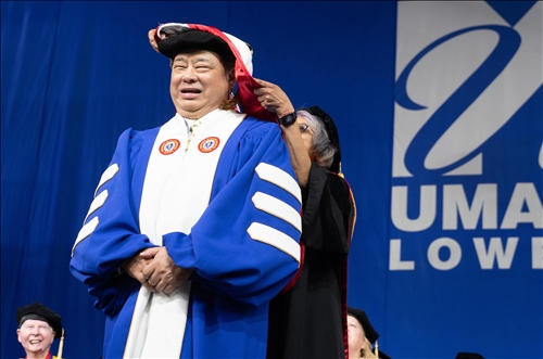 林健祥獲頒美國麻州大學榮譽博士