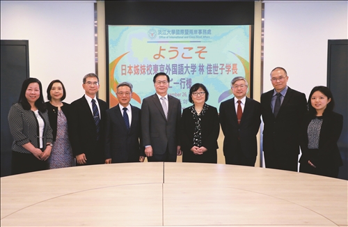 東京外國語大學來訪 共議強化交流合作