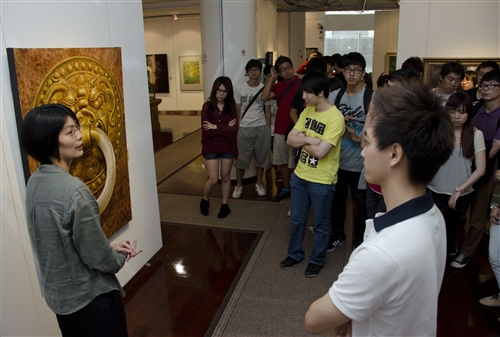 文錙藝術中心舉辦《台韓現代繪畫交流展》。