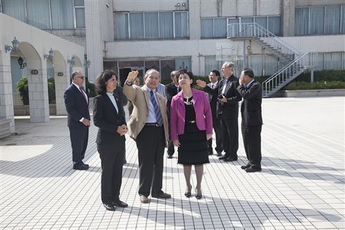 New SF State President Visits Tamkang