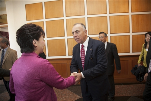 New SF State President Visits Tamkang