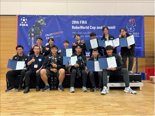 Tamkang Robotics Reigns Supreme Again on the World Stage: 2023 FIRA Cup Electrical Computer Engineering Team Secures 12 Gold and 7 Silver Medals, Achieving the Best Results Ever