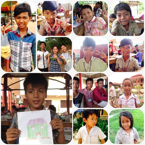 本校柬埔寨服務學習團第8次到柬埔寨哄吥省服務。