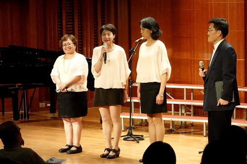 Female Faculty Alliance Choir Peform for the Moon Night Flower