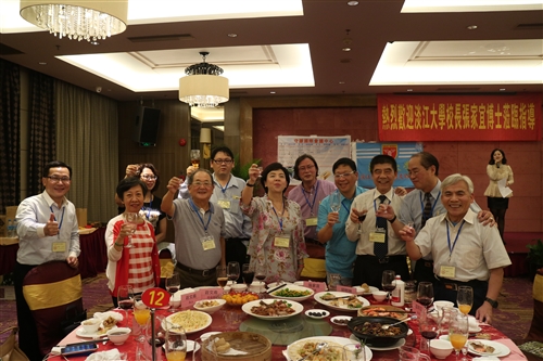 張校長率團參加大陸華南校友聯誼會春之饗宴暨正名活動。