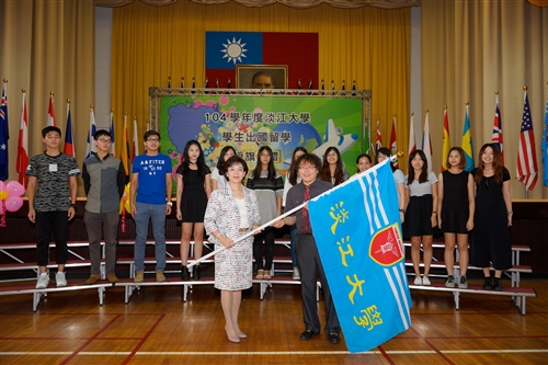 Flags are Raised Along with the Hopes of TKU Exchange Students