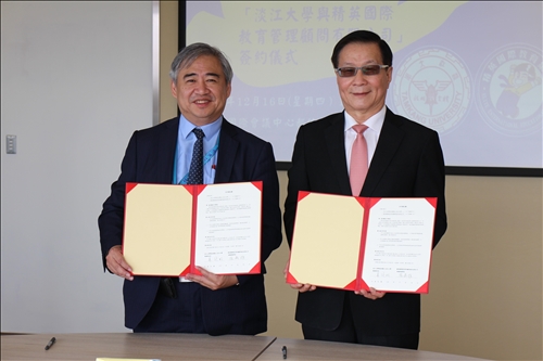 本校與精英國際產學合作 攜手培育人才