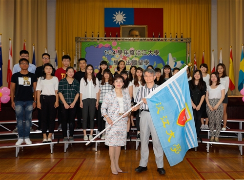 Flags are Raised Along with the Hopes of TKU Exchange Students