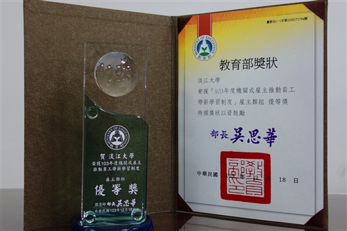 Once again TKU is Honored with Work Study Award
