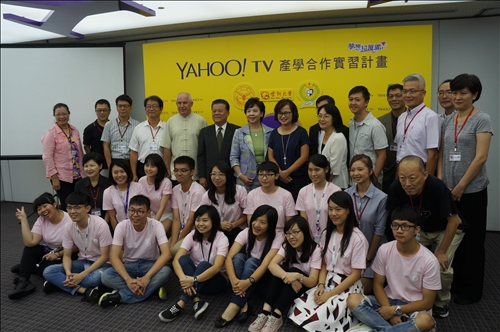 張校長參加Yahoo TV 產學合作實習計畫