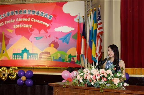 Flag Ceremony for Students Going Abroad for Study