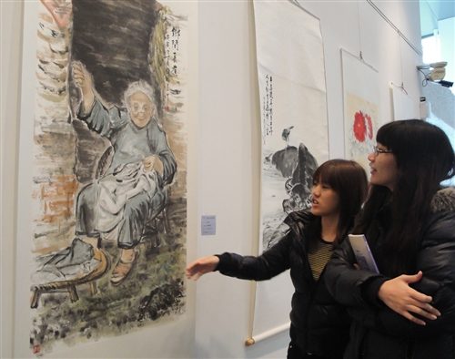 文錙藝術中心舉辦《兩岸女畫家聯展》。