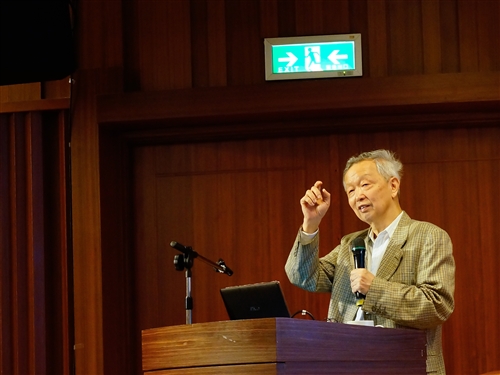 國策顧問李家同教授蒞校專題演講：「從28篇經典演說學思考」。