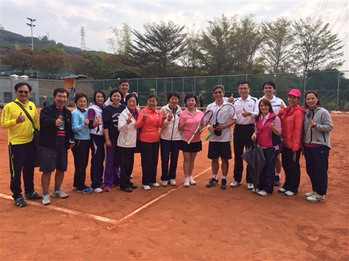 President Chang is Honored in 2015 Annual Faculty Tennis Match