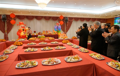 本校舉行103年新春團拜茶會。