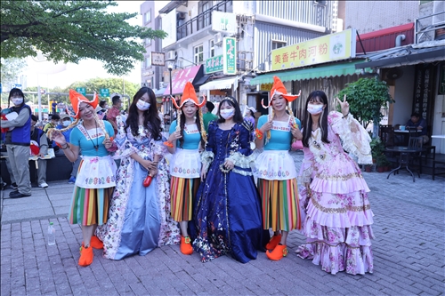 合影