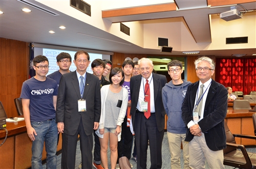 諾貝爾化學獎得主R.A Marcus、李遠哲教授蒞校參加QSCP-XIX研討會並作專題演講。
