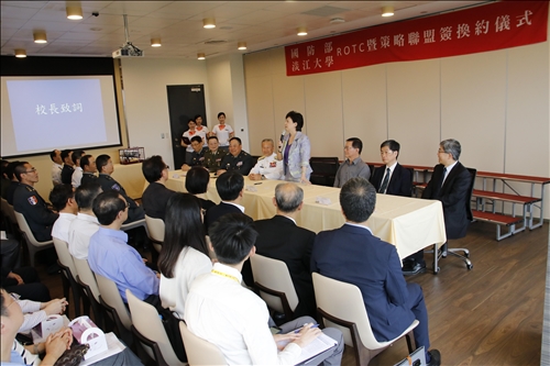 提供學生多元選擇 本校與ROTC簽約暨策略聯盟