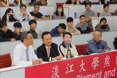 Dr. Philip Li-Fan Liu Delivers 9th Lecture of the Tamkang Clement  and Carrie Chair Lecture Series