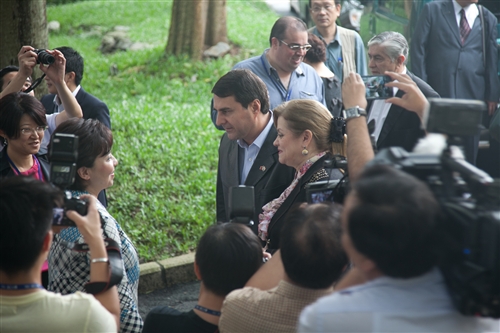 The President of Paraguay Visits Tamkang