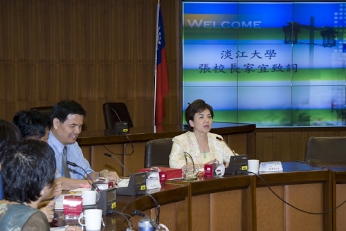 台北市中等學校校長協會一行人蒞校參訪本校之教育品質管理。