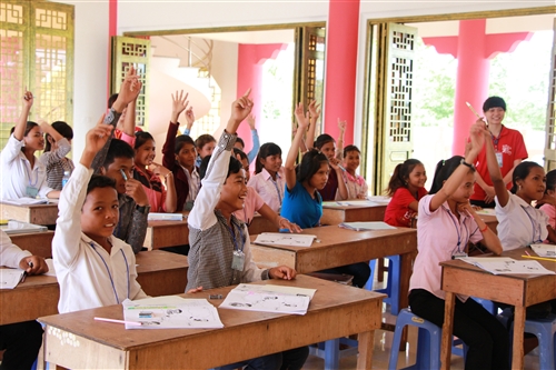 本校柬埔寨服務學習團第9度赴柬國服務。