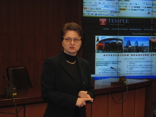 本校持續推動國際化，將與美國天普大學（Temple University）簽訂3+2雙學位合作計畫（簡稱DBMD），讓本校學生出國留學有更多元的選擇。