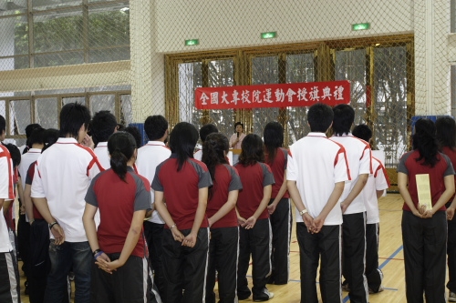 校長張家宜特別出席2007年全國大專校院運動會授旗典禮，期勉出賽人員發揮本校企業最愛的團隊合作精神、高穩定度與抗壓性的特質，以爭取佳績。