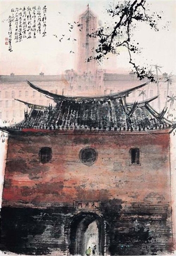 「台灣水墨畫精品展」與「e畫淡江」繪畫作品分別於文錙藝術中心與海事博物館展出，讓參觀者體會從日本發燒回台的高水準精品、科技與人文完美結合的作品。