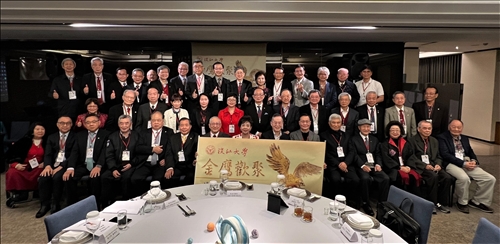 淡江菁英新春聚會 江誠榮：願共同扶持母校茁壯