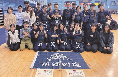 中正盃劍道賽 劍道社女團獲過關賽亞軍
