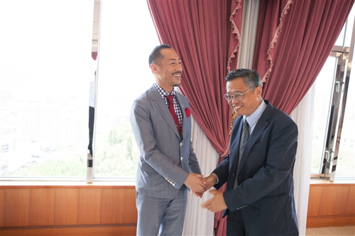 Japan’s Doshisha University Principal Koji Murata Visits TKU