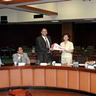 Mr. Salvador Arsenio Rodriguez Guerino and
the delegation of Panama University of Technology