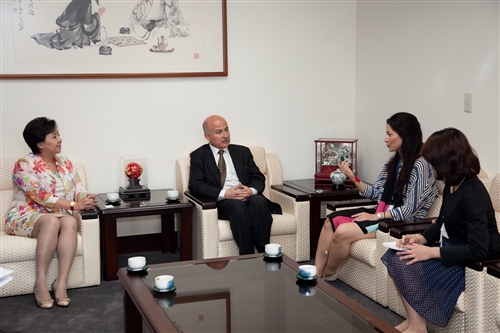 A Visit from President Modaldo Tunon