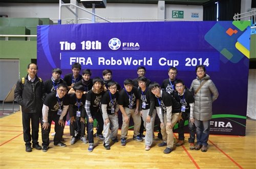 TKU Wins 6 Golds and Three Bronzes in the FIRA Robot Soccer Cup