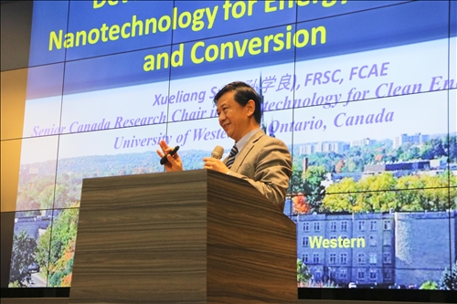 Renowned Scholar Xueliang Sun Delivers Third Lecture in the Tamkang Clement and Carrie Chair Lecture Series