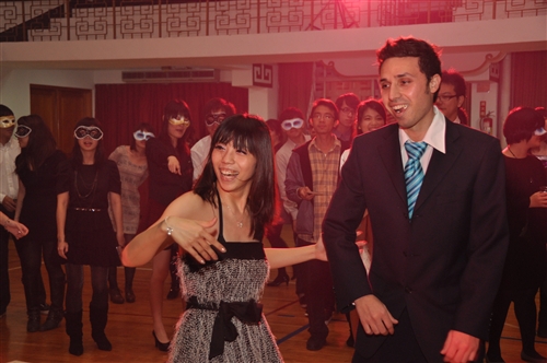 A Light Ceremony and a White Christmas Masquerade