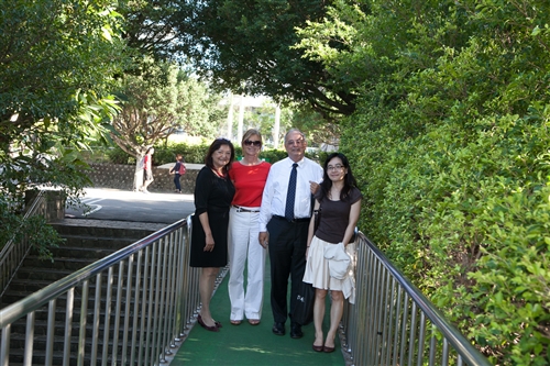 奧地利維也納大學校長Prof. Heinz W. Engl伉儷蒞校參訪。