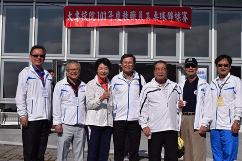 2014 Annual Junior College Factulty Member Ping Pong Competition Takes Place at Lanyang Campus