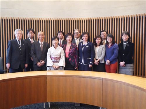 President Chang Attends International Forum at Hosei University