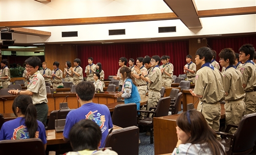 A Show of Gratitude from Meiji University