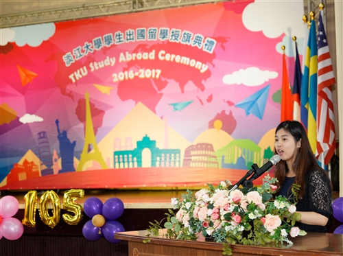 Flag Ceremony for Students Going Abroad for Study