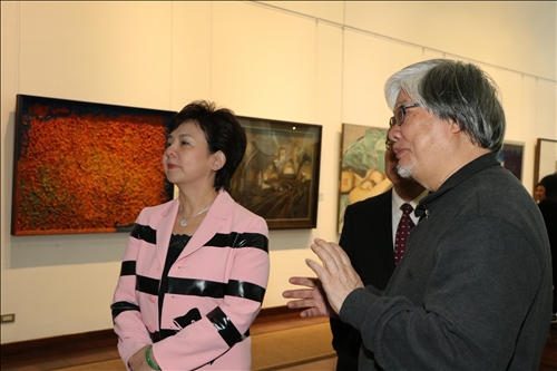 An International Art Exhibition at Tamkang
