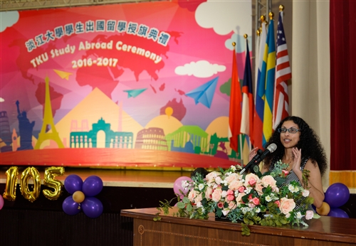 Flag Ceremony for Students Going Abroad for Study