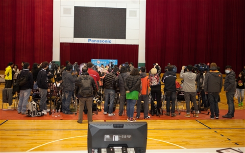 Jam Hsiao Comes to TKU to Promote Anti-Smoking Policy